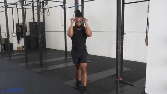 اکستنشن پشت بازو با کش مقاومتی