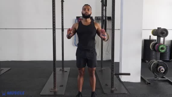 Band Standing Chest Press