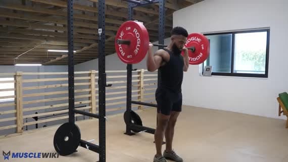 Barbell Behind The Neck Press