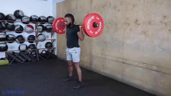 Barbell Curtsy Lunge