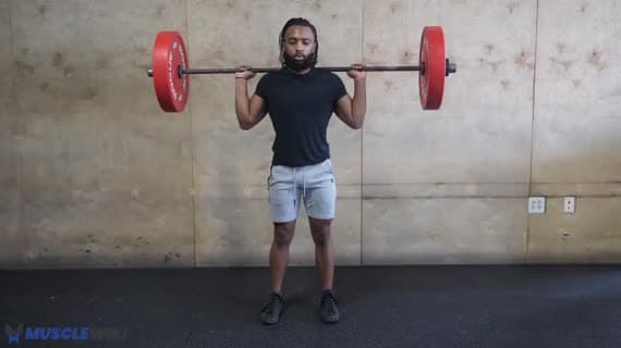 Barbell High Bar Good Morning