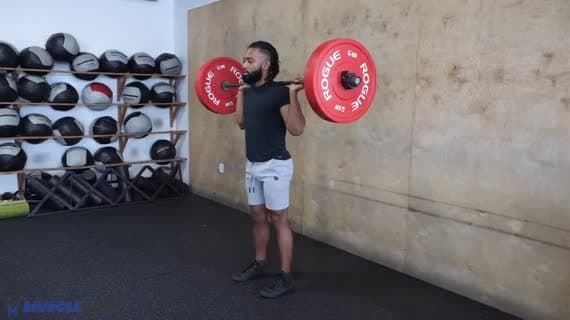 Barbell High Bar Good Morning