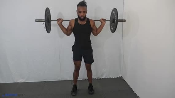 बारबेल लो-बार गुड मॉर्निंग