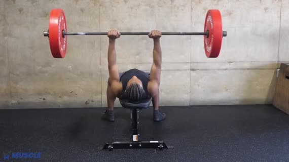 پشت بازو خوابیده با هالتر