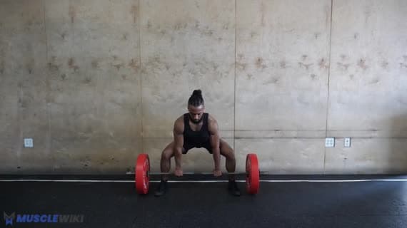 बारबेल सूमो पॉज़ डेडलिफ्ट