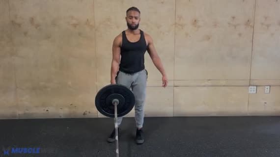 Landmine Curtsy Lunge