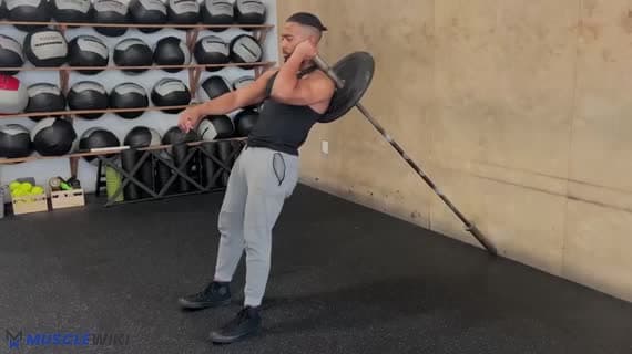 Landmine Hack Squat