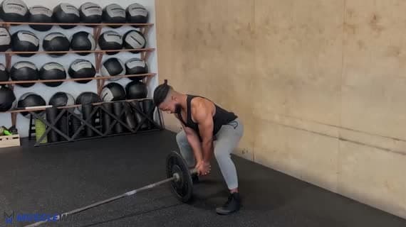 Levantamento Terra Sumô com Landmine