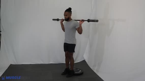 Alzata del tibiale anteriore in piedi