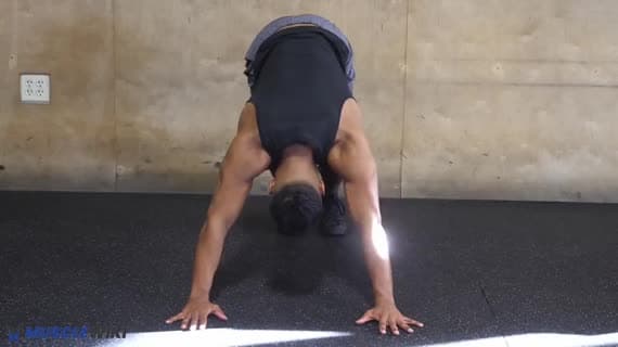 Пике-отжимание с собственным весом