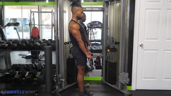 Cable Bar Reverse Grip Curl
