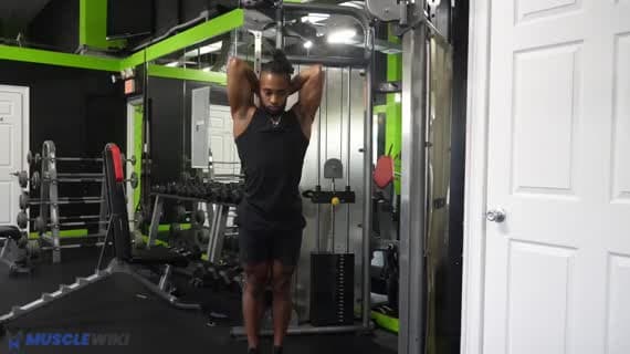 Cable Rope Overhead Tricep Extension