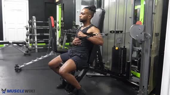 Cable Single Arm Bench Press