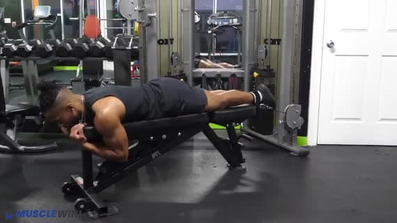 Cable Single Leg Laying Leg Curl