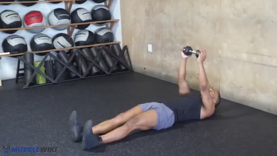 ダンベルシットアップ