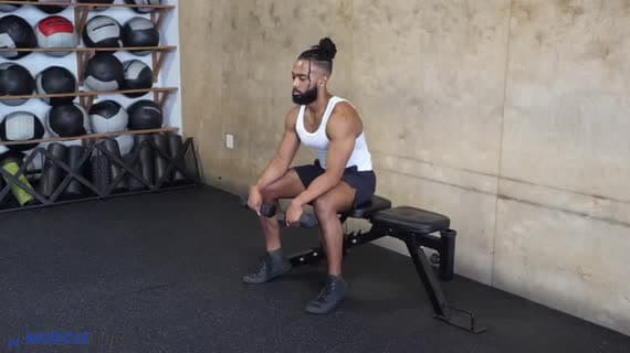 Estensione del polso con manubrio