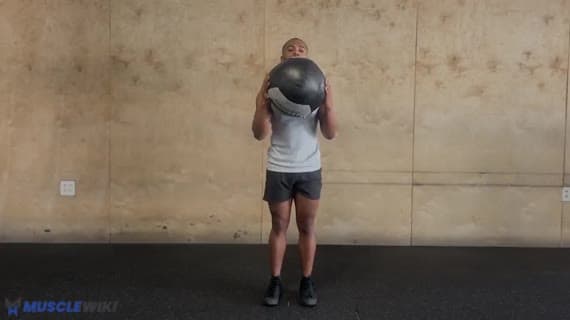 Medicine Ball Reverse Lunge