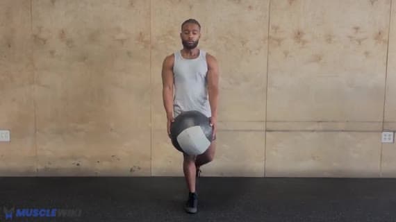 Medicine Topu Tek Bacaklı Deadlift