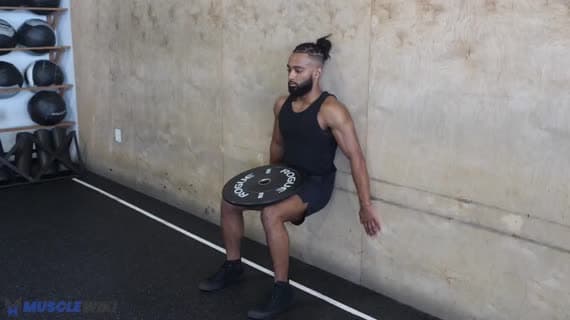 Weighted Wall Sit