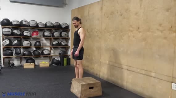 Testo: Salto Laterale Su e Fuori dalla Scatola