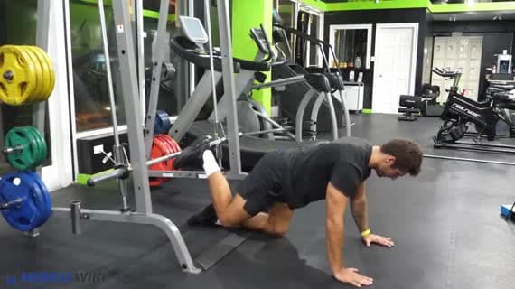 Kickback an der Smith Machine