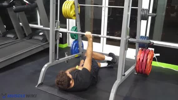 Smith Machine Oblique Crunch