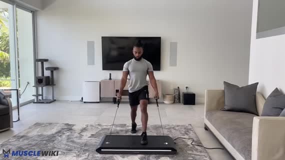 Vitruvian Deficit Lunge