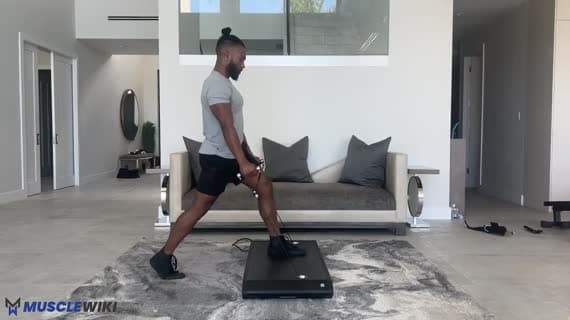 Vitruvian Deficit Lunge