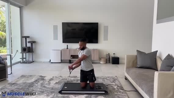 Vitruvian Kneeling Wood Chopper