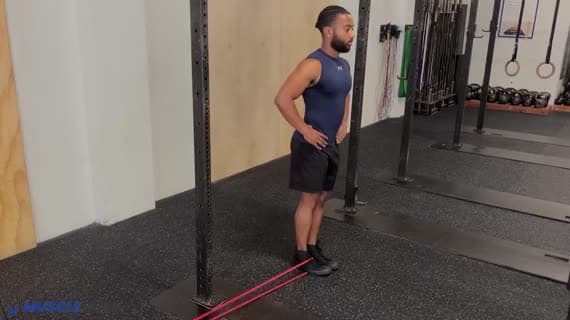 Приведение бедра с резинкой