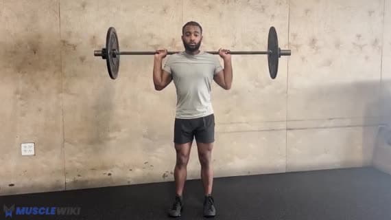 Barbell Calf Jump