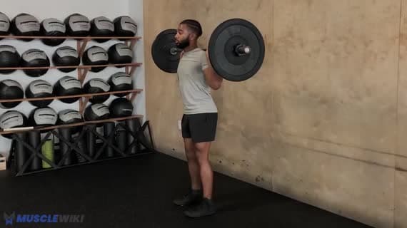 Barbell Calf Jump