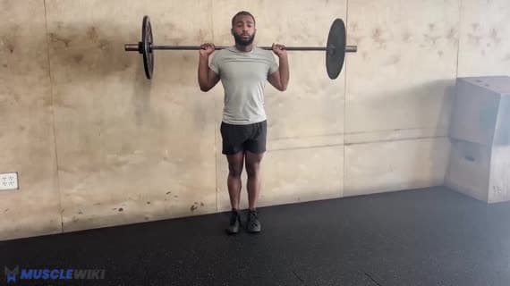 Barbell Forward Lunge
