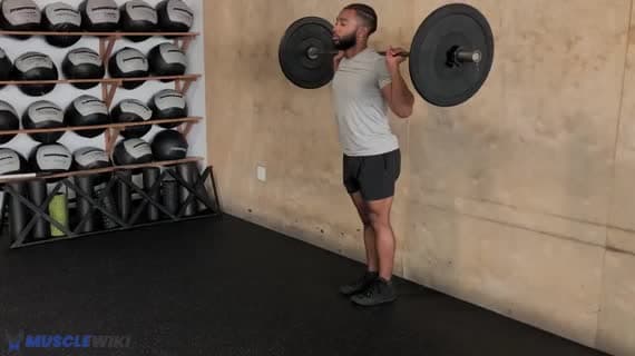 Barbell Forward Lunge