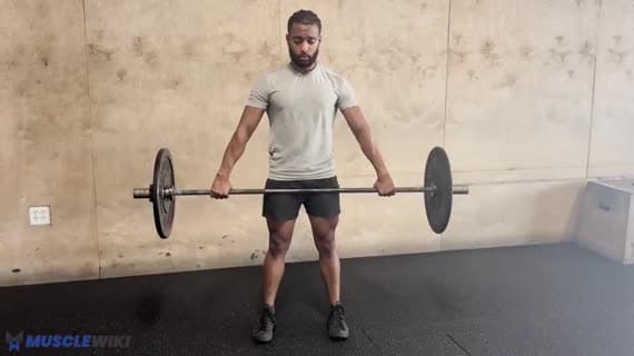 Barbell Snatch Grip Romanian Deadlift