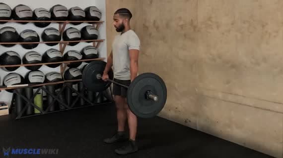 Barbell Snatch Grip Romanian Deadlift