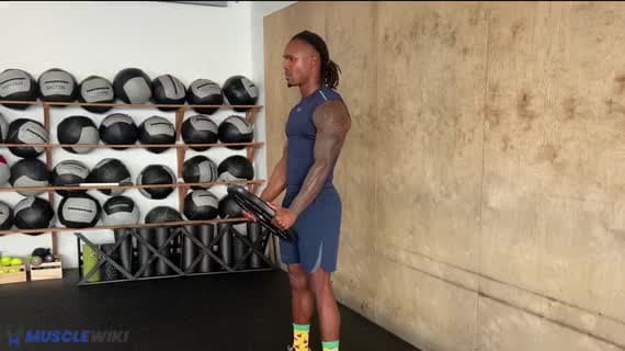 Plate Front Raise