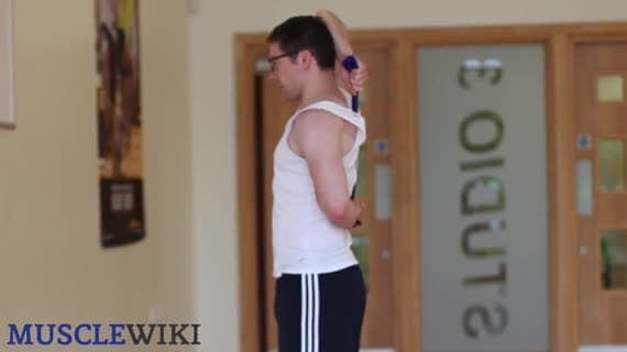 تمدد الترايسبس — الطريقة الثانية