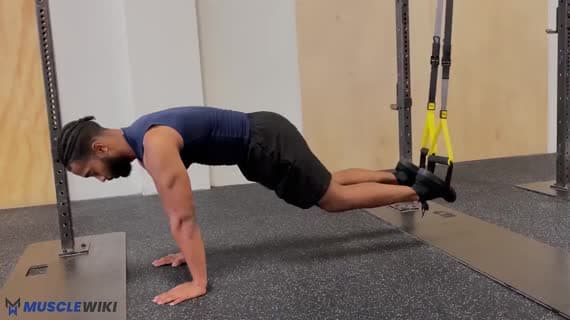 تمرين المتسلق على TRX