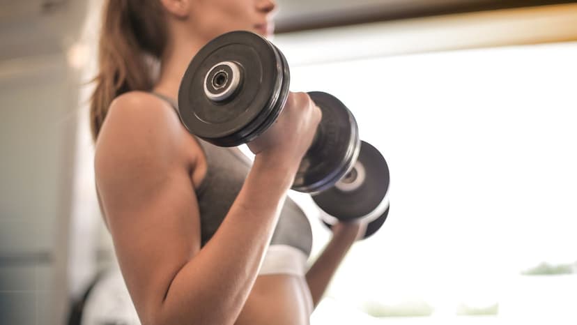 Beginner's Dumbbell Routine - Day 1 workout