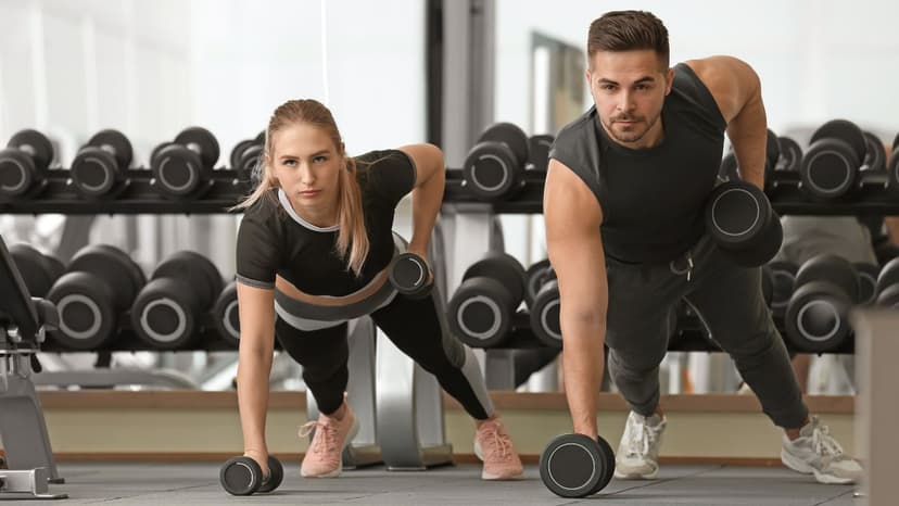 Intermediate Dumbbell Routine - Day 1 workout