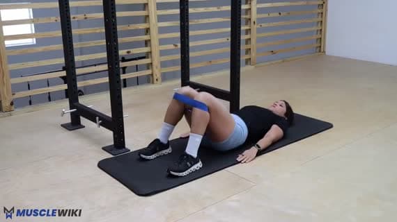 Mini Band Glute Bridge