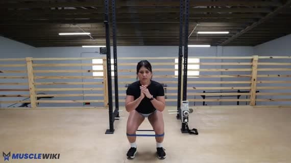 Mini Band Jump Squat