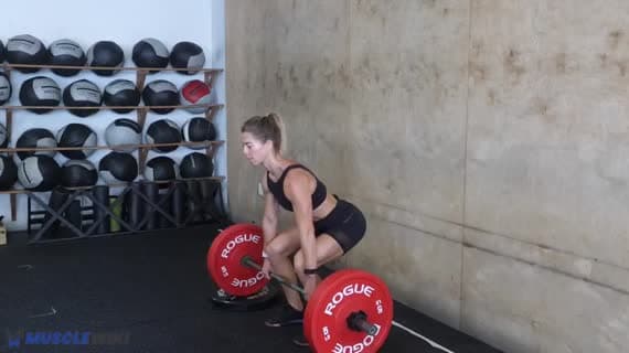 Barbell Block Conventional Deadlift