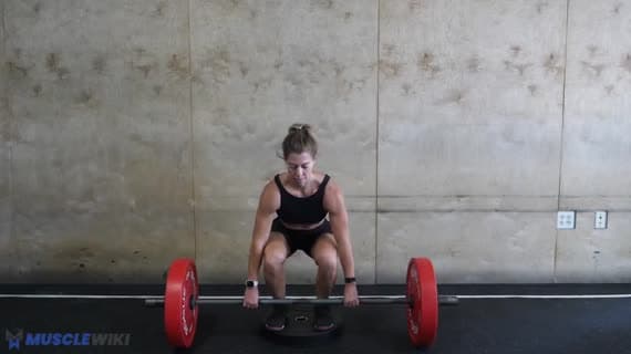 Barbell Deficit Conventional Deadlift