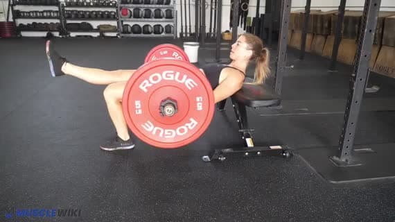 Barbell Single Leg Hip Thrust