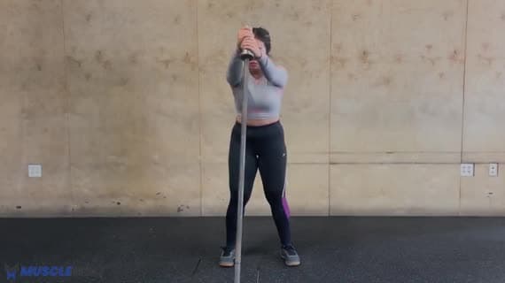 Landmine Alternating Lunge And Twist