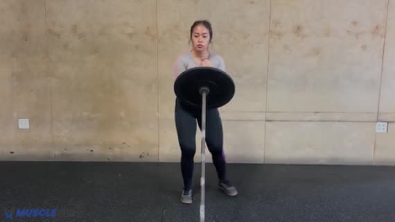 Landmine Goblet Curtsy Lunge