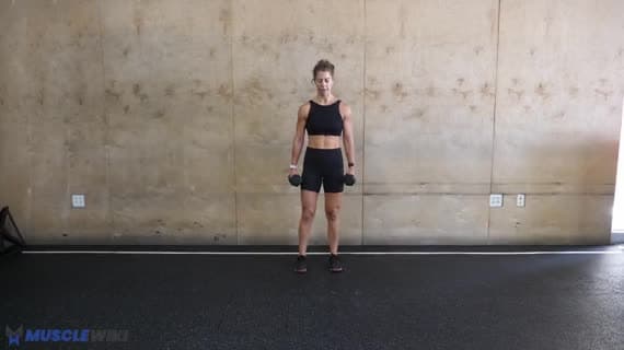 Dumbbell Alternating Forward Lunge