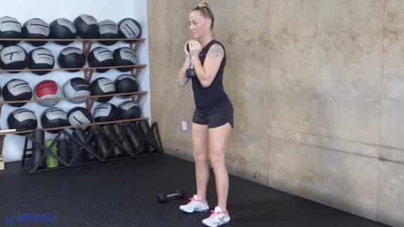 Dumbbell Goblet Good Morning